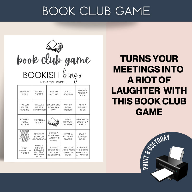 Have You Ever Bingo Game | Book Club Game | Printable Game - Image 3