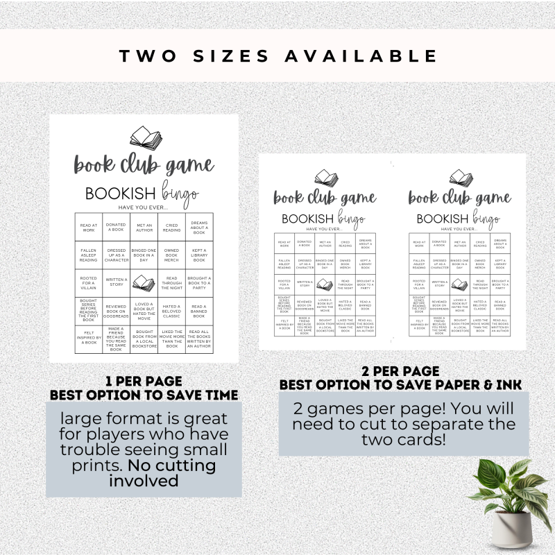 Have You Ever Bingo Game | Book Club Game | Printable Game - Image 4