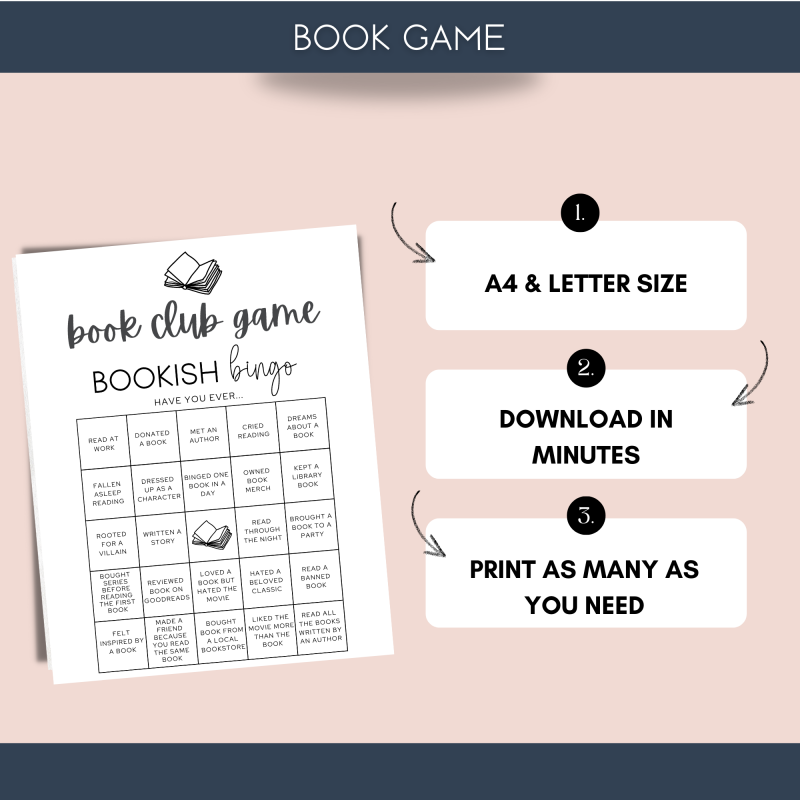 Have You Ever Bingo Game | Book Club Game | Printable Game - Image 7