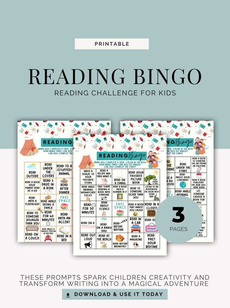 Kids Bingo Reading Challenge - Summer Edition - Image 3