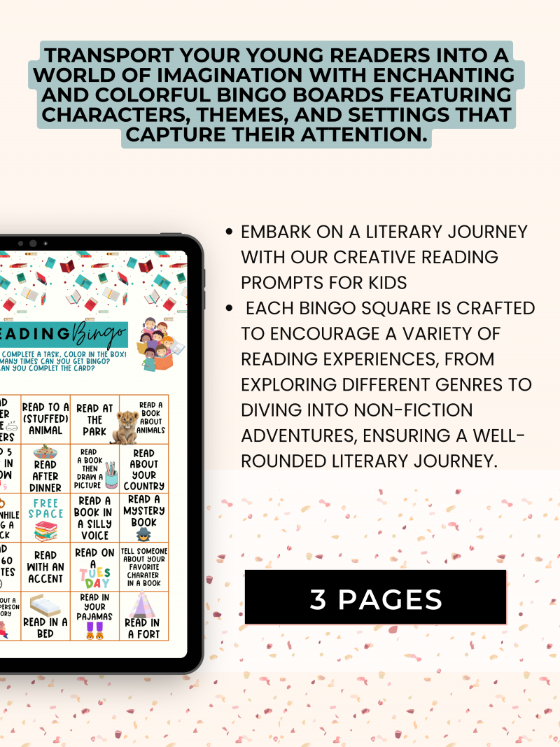 Kids Bingo Reading Challenge - Summer Edition - Image 5