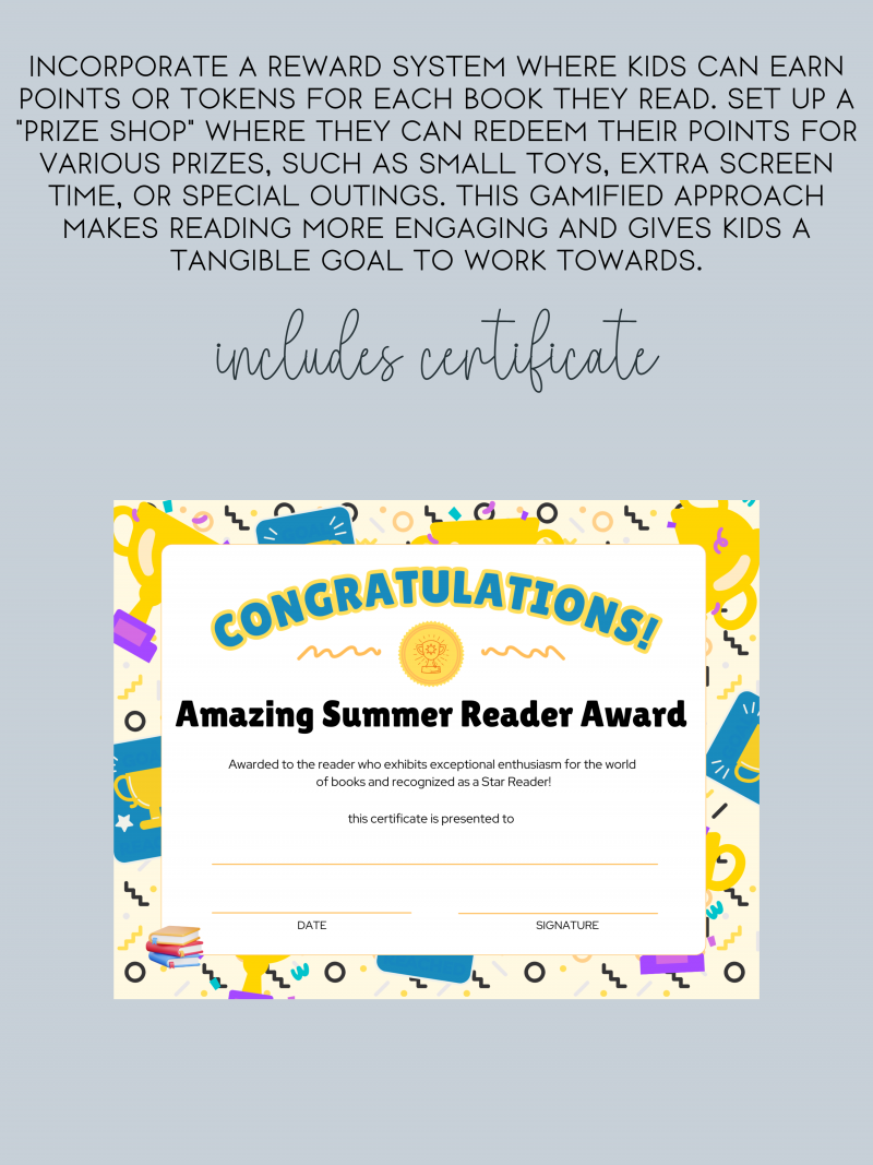 Kids Bingo Reading Challenge - Summer Edition - Image 7