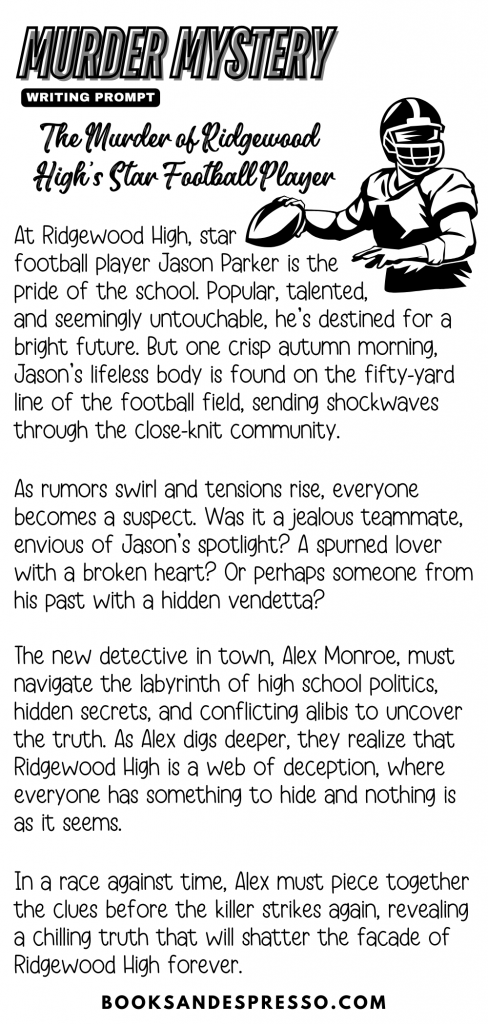 MURDER MYSTERY WRITING PROMPT