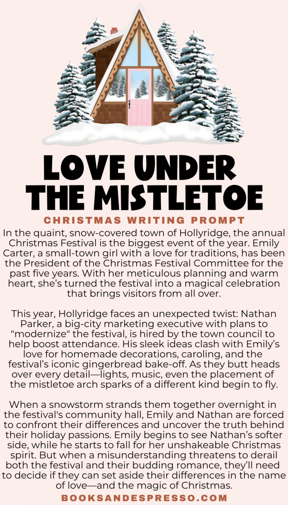 christmas romance writing prompt