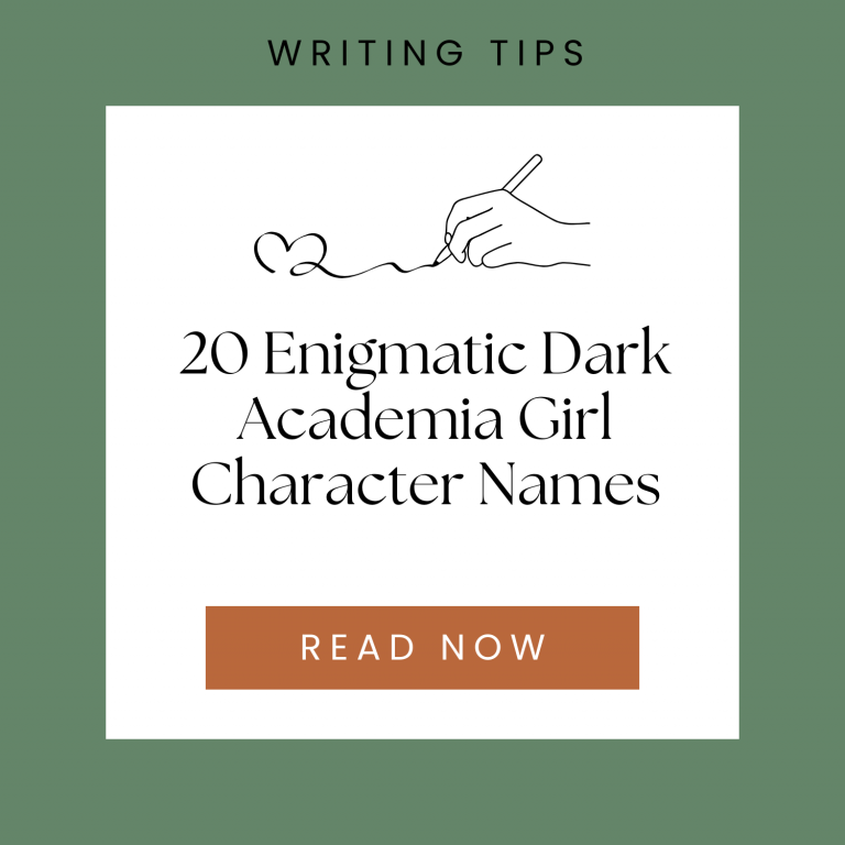 dark academia characters