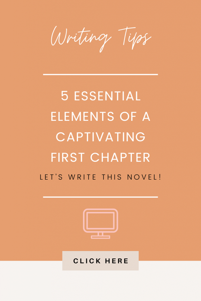 first chapter writing tips
