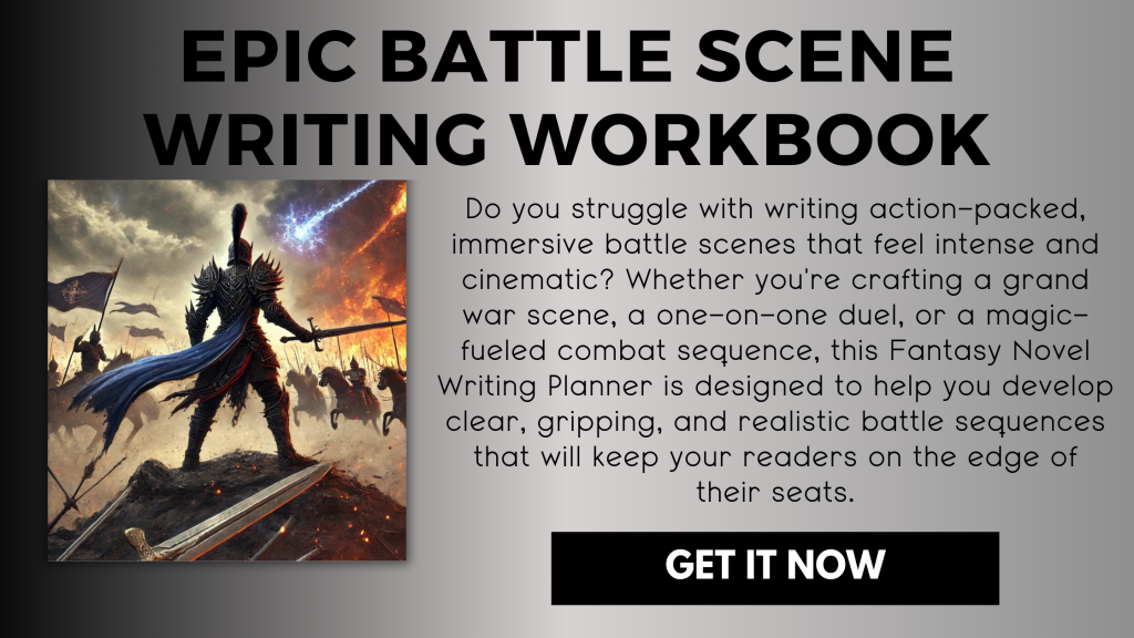 Write Epic Fantasy Battle Scenes workbook