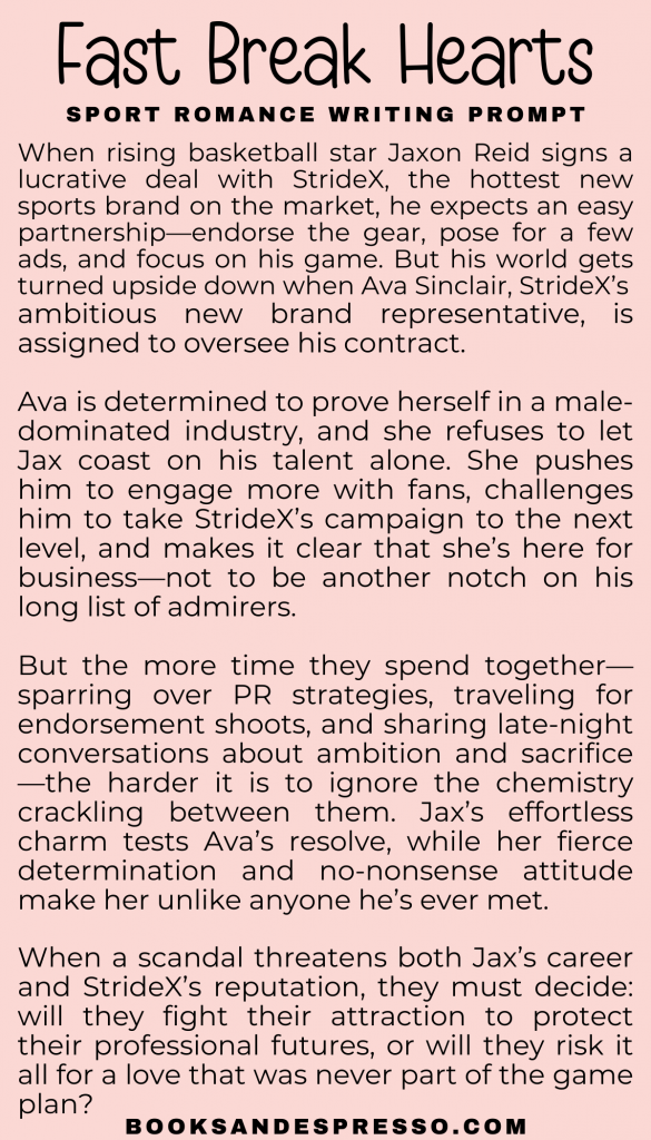 sport romance writing prompt