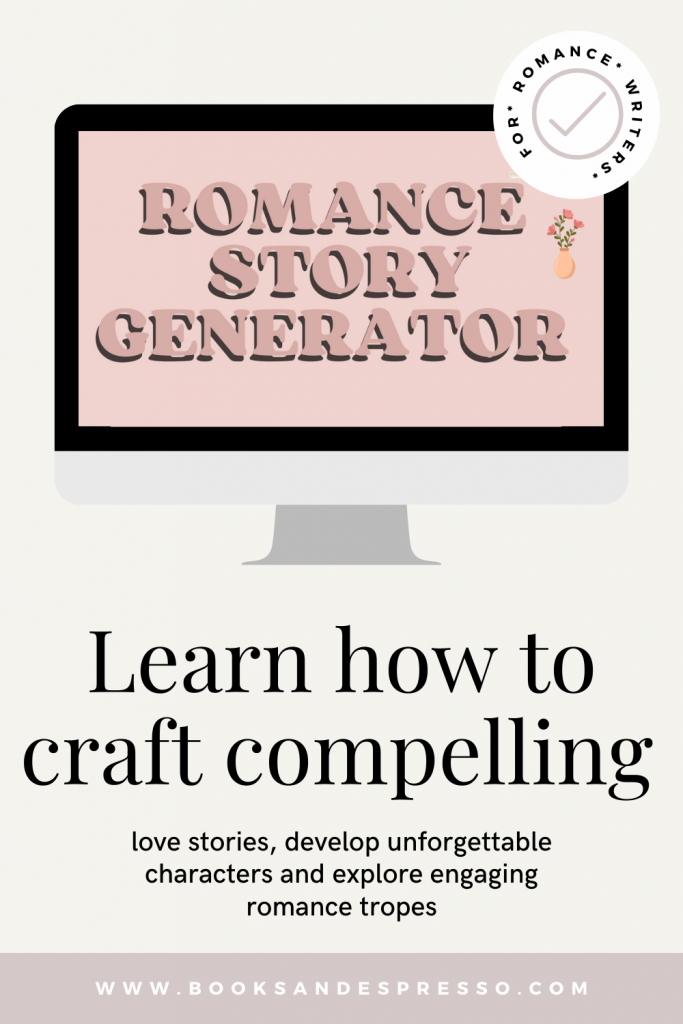 romance story generator workbook