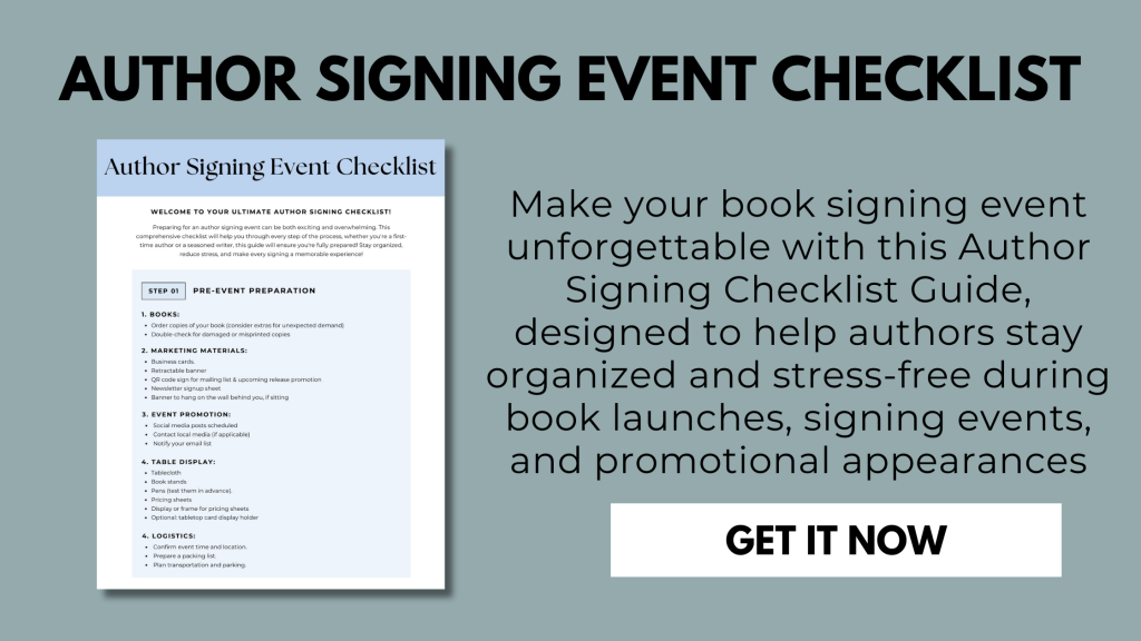 AUTHOR SIGNING EVENT CHECKLIST (1)