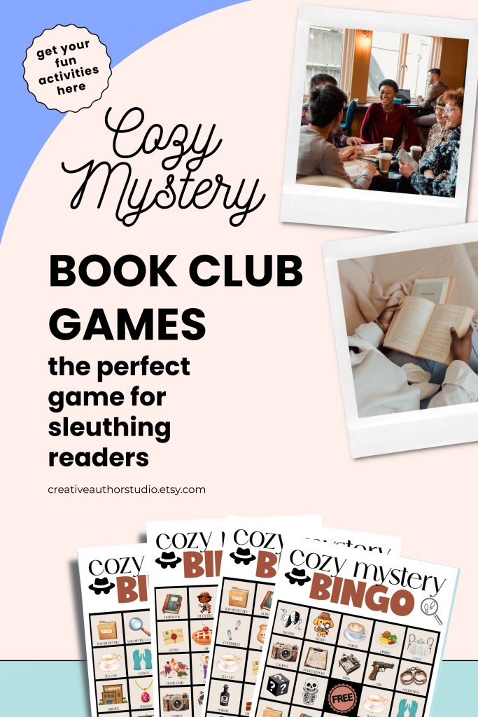 cozy mystery book club game
