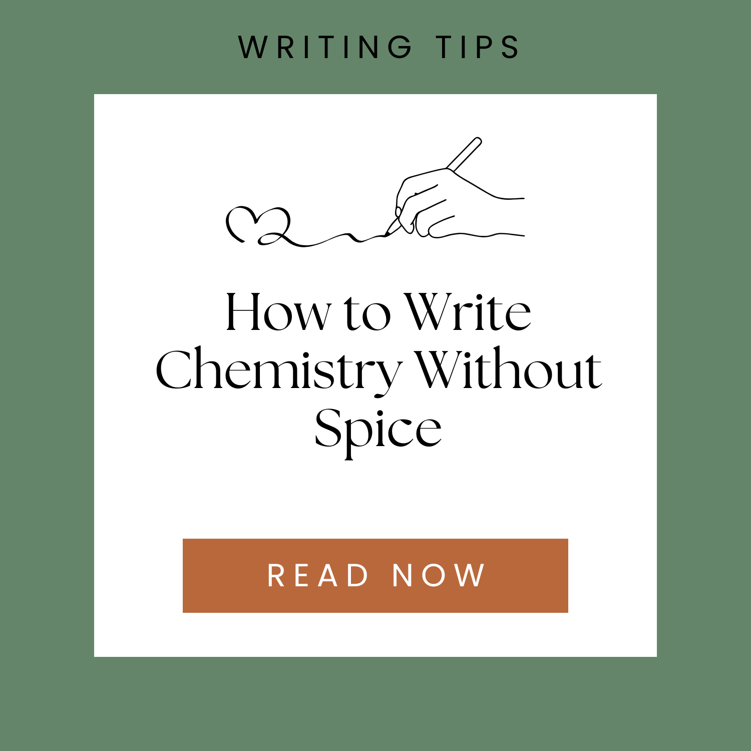 How to Write Chemistry Without Spice